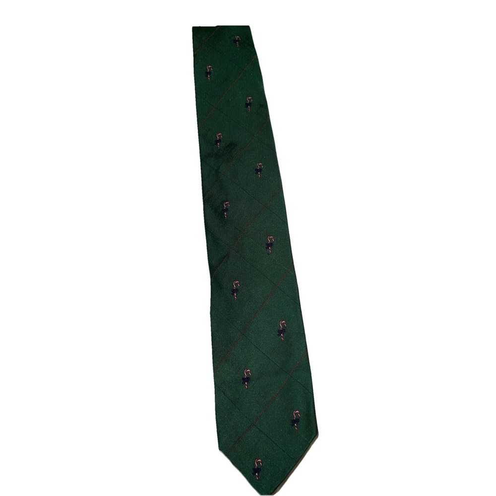 Robert Talbott Hand Sewn Finest Silk Tie Hand Printed in England Made USA